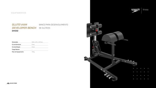 Banco para Desenvolvimento de Glúteos Speedo Exclusiv DH032